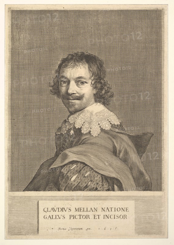 Claude Mellan: Self Portrait, 1635. Creator: Claude Mellan.