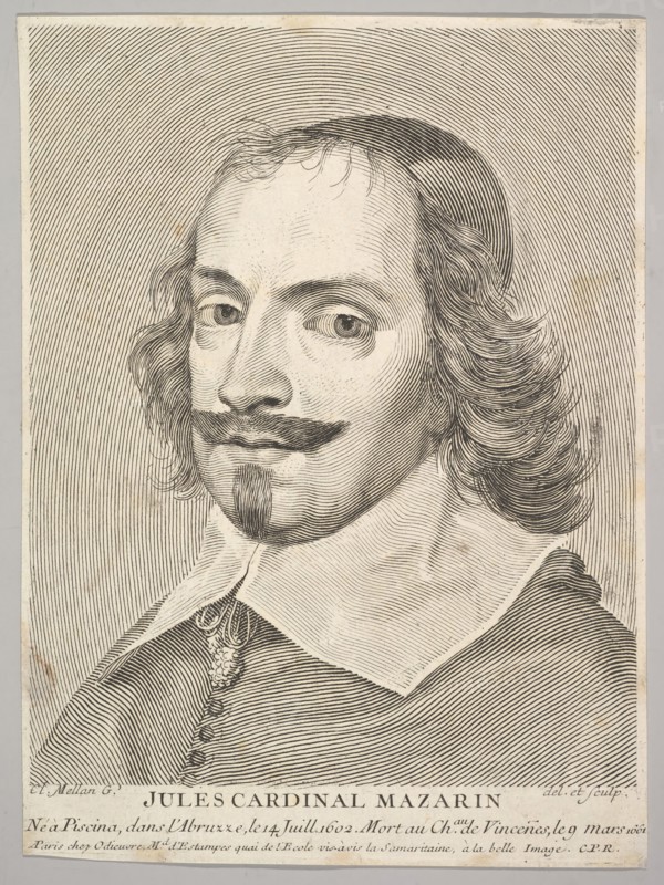 Cardinal Jules Mazarin. Creator: Claude Mellan.