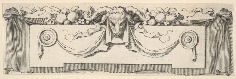 Headband with Ram's Head. Creator: Claude Mellan.