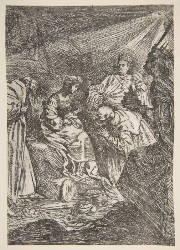 The Adoration of the Magi, 1619. Creator: Claude Vignon.