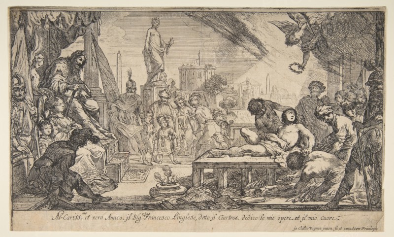The Martyrdom of St. Lawrence, ca. 1627. Creator: Claude Vignon.