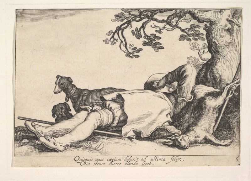 Pleasures of Occupation. Creator: Cornelis Bloemaert.