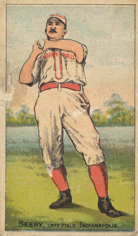 Seery, Left Field, Indianapolis, from the Gold Coin series