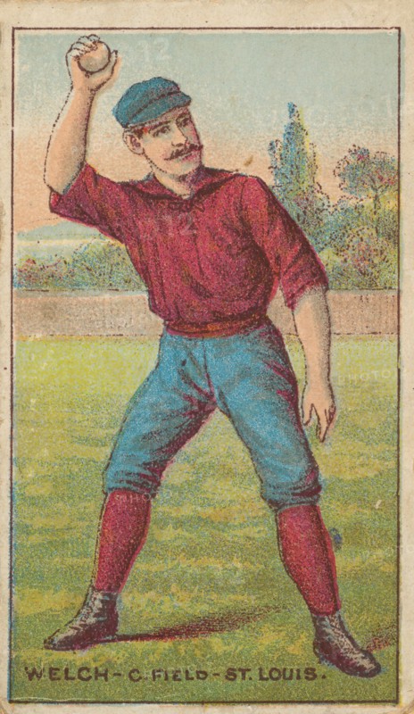 Welch, Center Field, St. Louis, from the "Gold Coin" Tobacco Issue, 1887. Creator: D Buchner & Co.