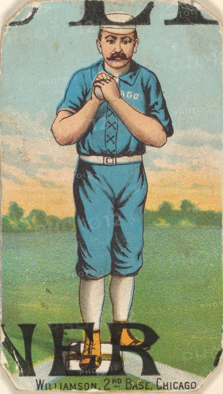 Williamson, 2nd Base, Chicago, from the "Gold Coin" Tobacco Issue, 1887. Creator: D Buchner & Co.