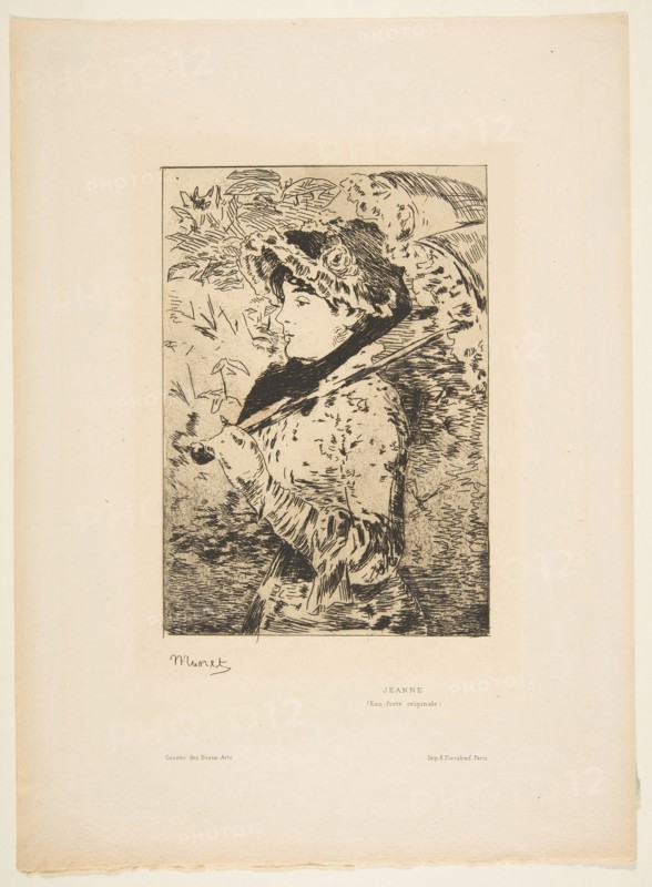 Jeanne, 1882. Creator: Edouard Manet.