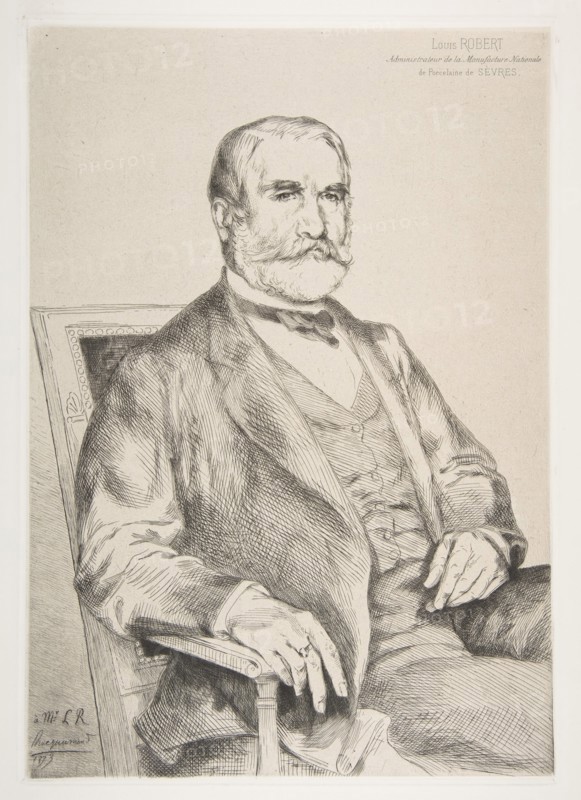 Portrait of Louis Robert, 1873. Creator: Felix Bracquemond.