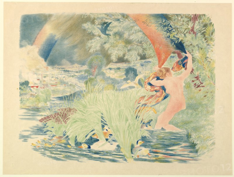 The Rainbow, 1893. Creator: Felix Bracquemond.