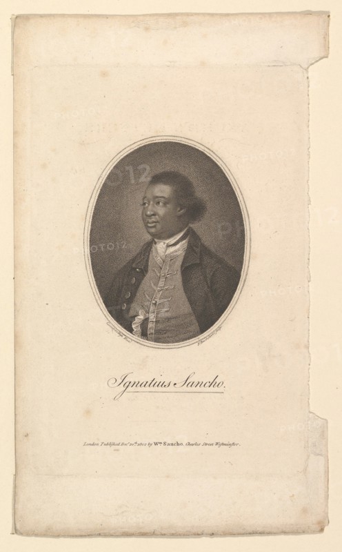 Ignatius Sancho, 1802. Creator: Francesco Bartolozzi.