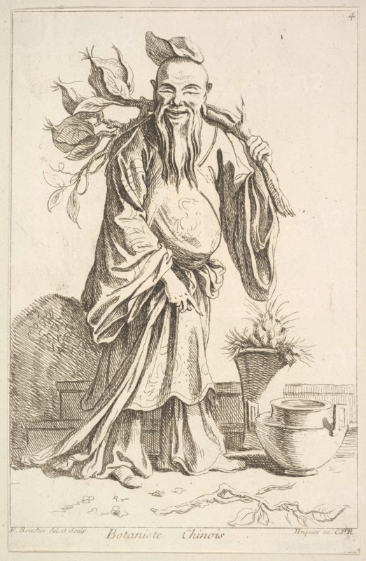 Chinese botanist, 1738-45. Creator: Francois Boucher.