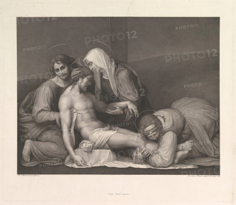 The Lamentation of Christ, 1841. Creator: Franz Anton Erich Moritz Steinla.