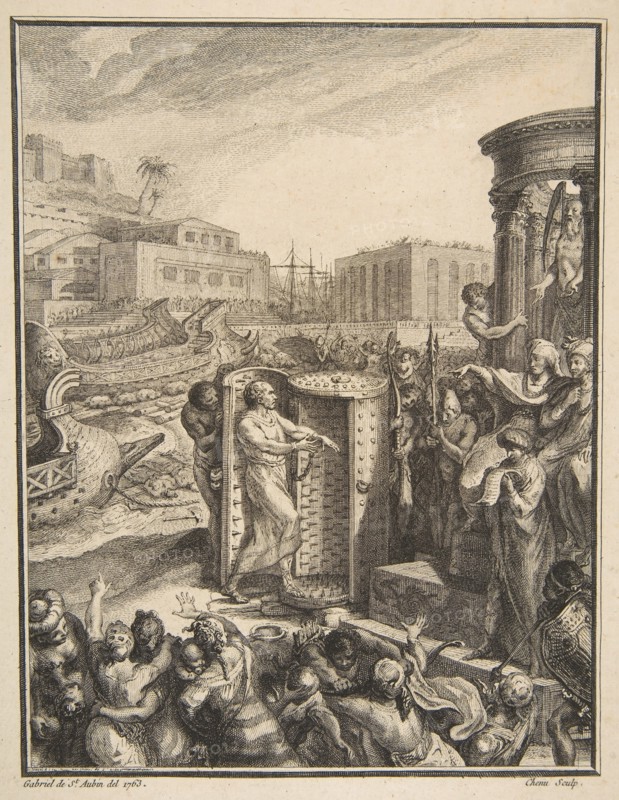 Regulus Condemned to the Most Horrible Torture, 18th century. Creator: Pierre Chenu.