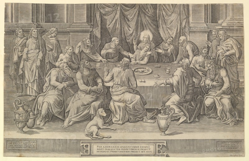 The Last Supper, 1564. Creator: Gaspare Osello.