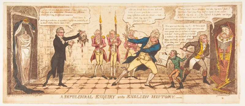A Sepulchral Enquiry into English History, June 1, 1813. Creator: George Cruikshank.