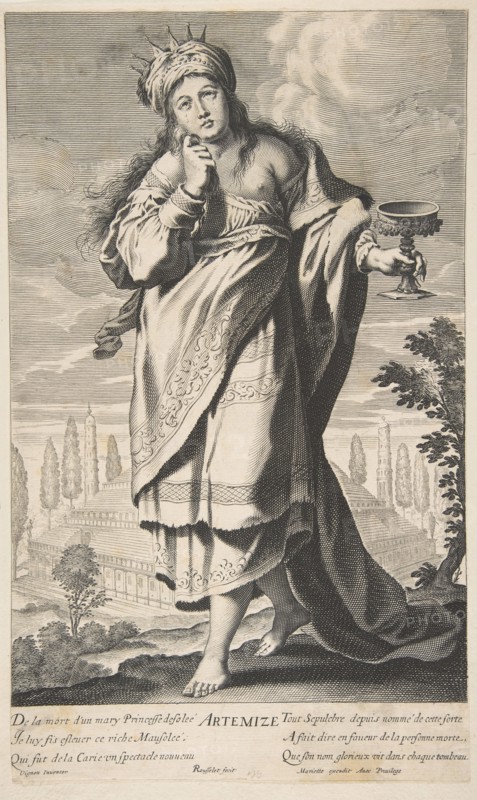 Artémise, ca. 1639-40. Creators: Gilles Rousselet, Abraham Bosse.