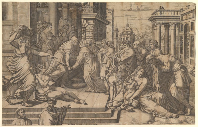 The Visitation, 1540-50. Creator: Giorgio Ghisi.