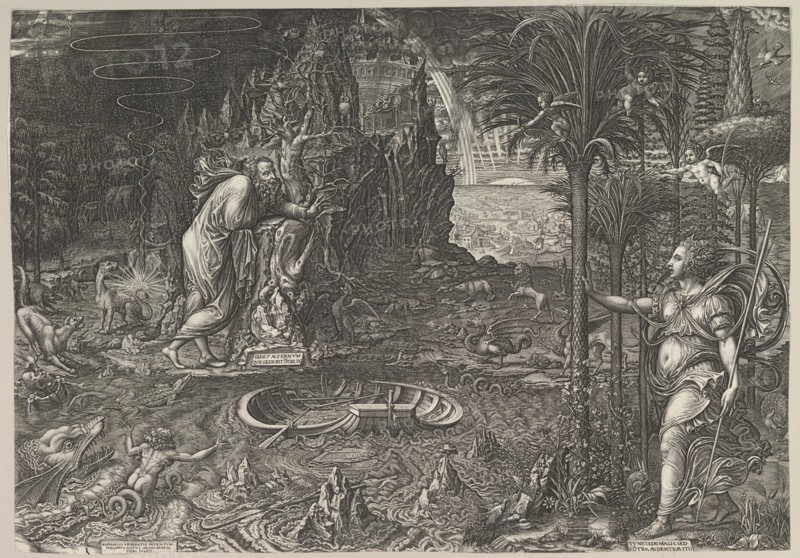 Allegory of Life, 1561. Creator: Giorgio Ghisi.