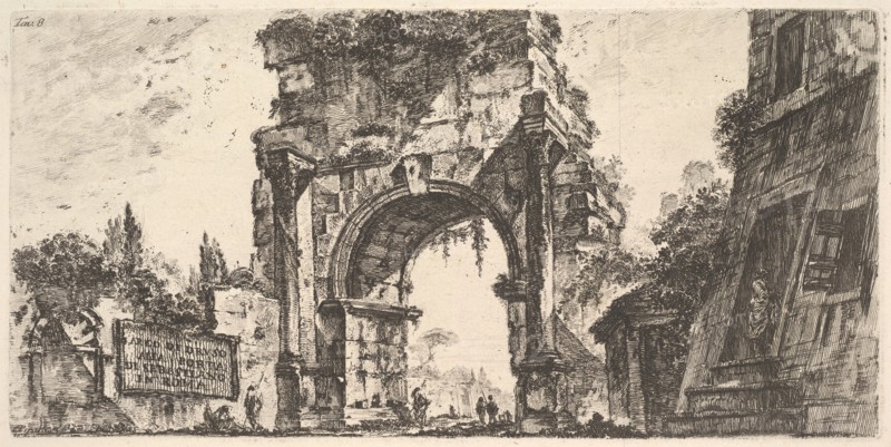 Plate 8: Arch of Drusus at the Porta S. Sebastiano in Rome