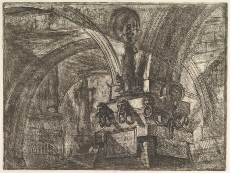 The Pier with a Lamp, from Carceri d'invenzione