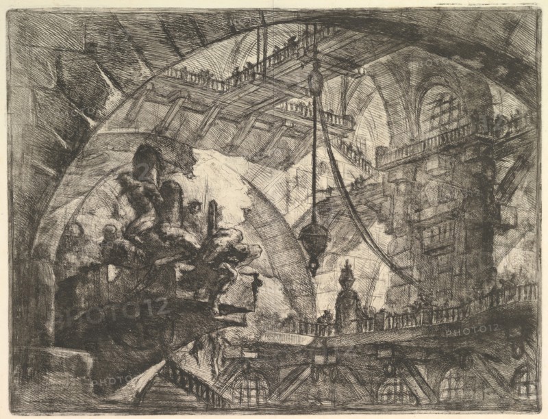 Prisoners on a Projecting Platform, from Carceri d'invenzione