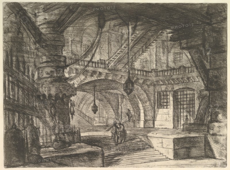 The Pier with Chains, from Carceri d'invenzione
