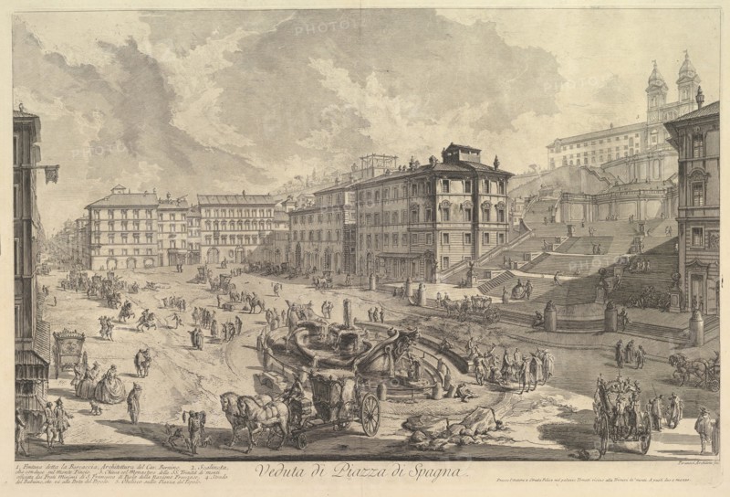The Piazza di Spagna