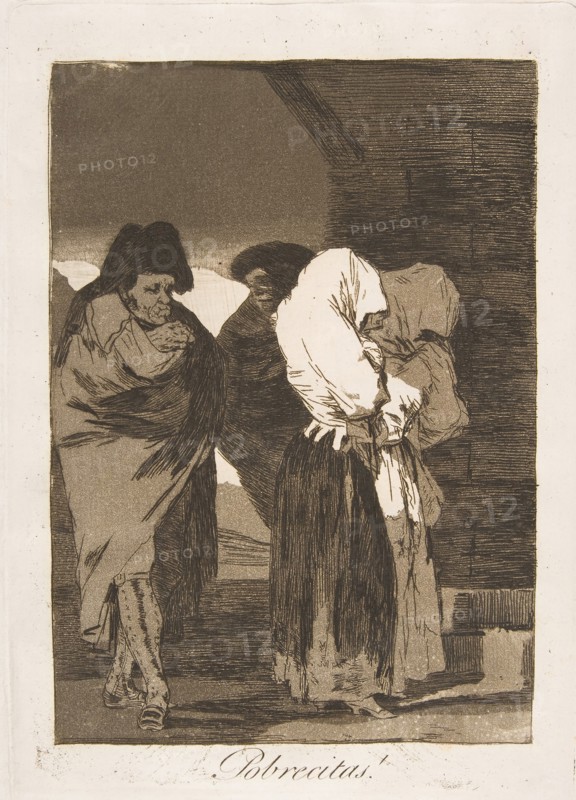 Plate 22 from 'Los Caprichos': Poor little girls!