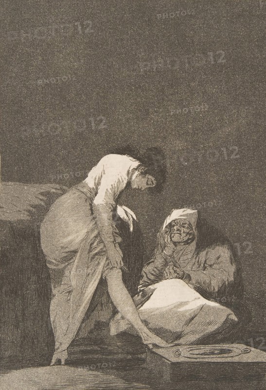 Plate 17 from 'Los Caprichos': It is nicely stretched