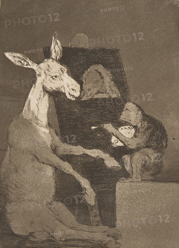Plate 41 from 'Los Caprichos': Neither more nor less