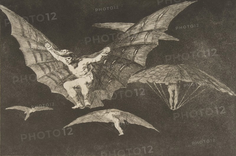 Plate 13 from the 'Disparates': A Way of Flying, ca. 1816-23
