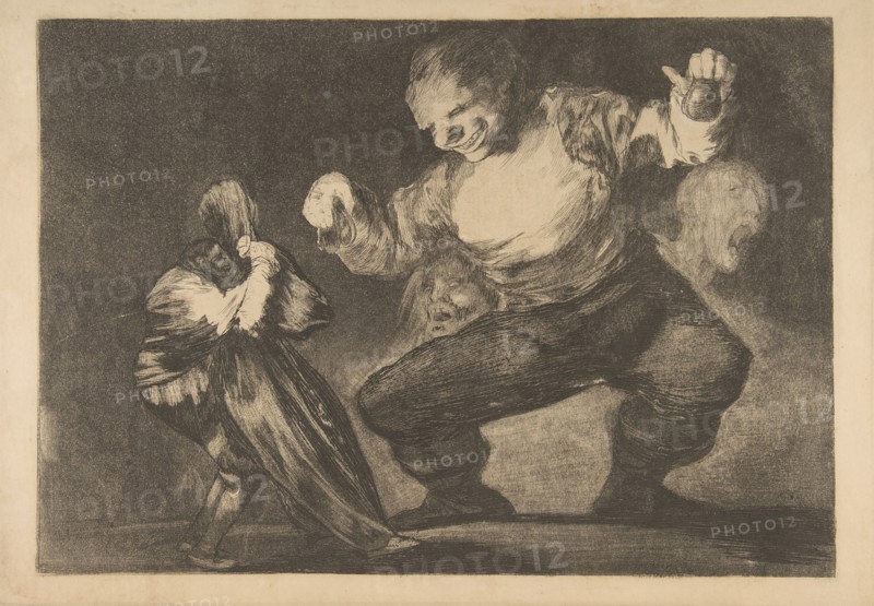 Plate 4 from the 'Disparates': Simpleton, ca. 1816-23