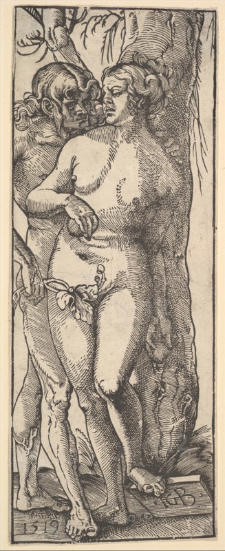 Adam and Eve, 1519. Creator: Hans Baldung.