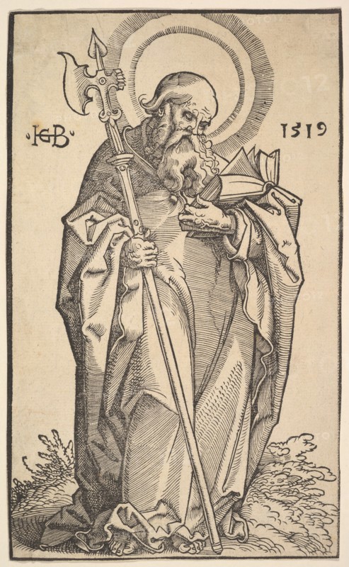 St. Matthew from Christ and the Apostles, 1519. Creator: Hans Baldung.