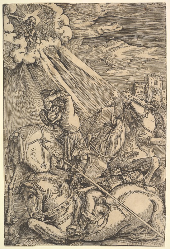 Conversion of Paul, ca. 1514. Creator: Hans Baldung.