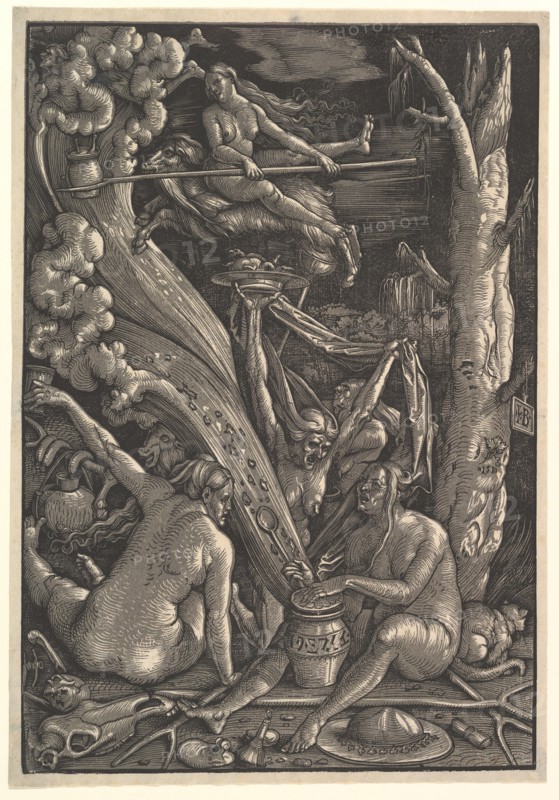 The Witches, 1510. Creator: Hans Baldung.