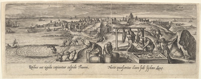1 of 8 plates on Hunting and Fishing. Creator: Unknown.
