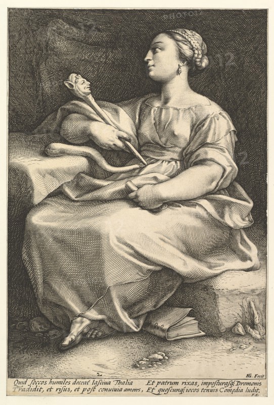 Thalia.n.d. Creator: Hendrik Goltzius.