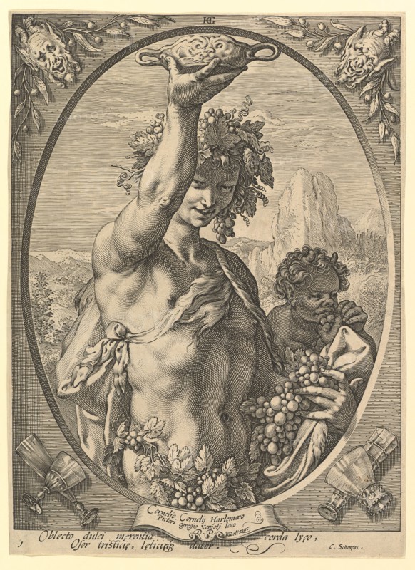 Bacchus.n.d. Creator: Hendrik Goltzius.