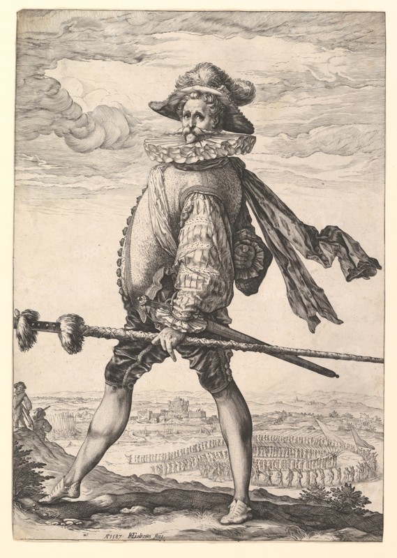 Captain of Infantry, 1587. Creator: Hendrik Goltzius.