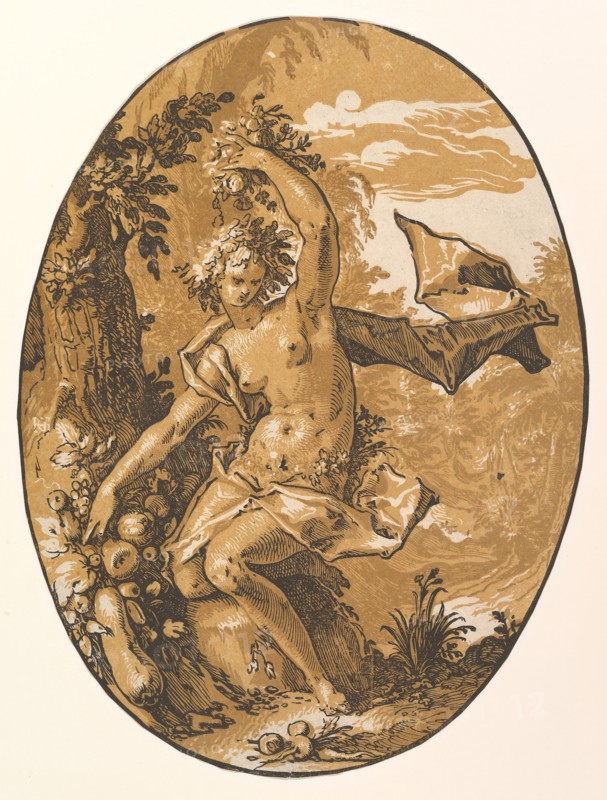 Proserpina, 1594. Creator: Hendrik Goltzius.