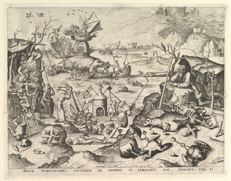 The Temptation of St. Anthony.n.d. Creators: Johannes van Doetecum I, Lucas van Doetecum.
