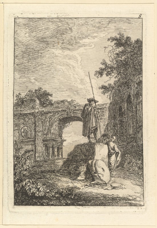 L'Arc de Triomphe.n.d. Creator: Hubert Robert.