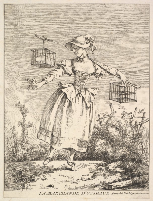 La marchande d'oyseaux