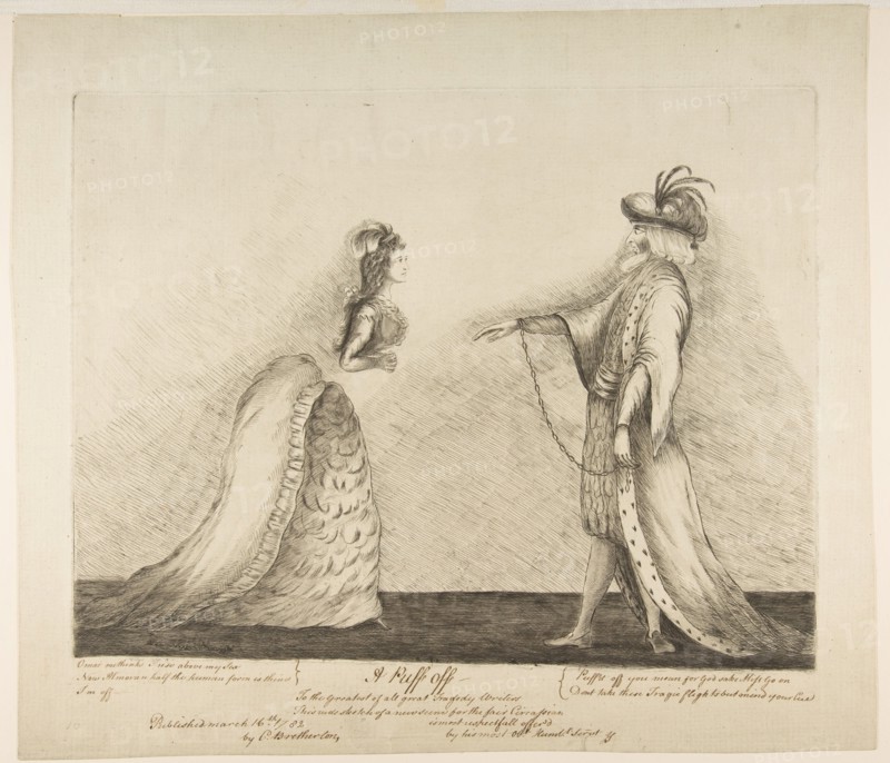 A Puff Off, ca. 1782. Creator: James Sayers.