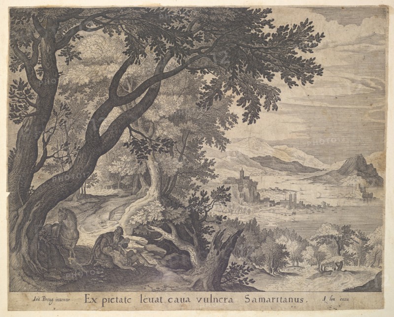 The Good Samaritan Finds the Man.n.d. Creator: Assuerus van Londerseel.