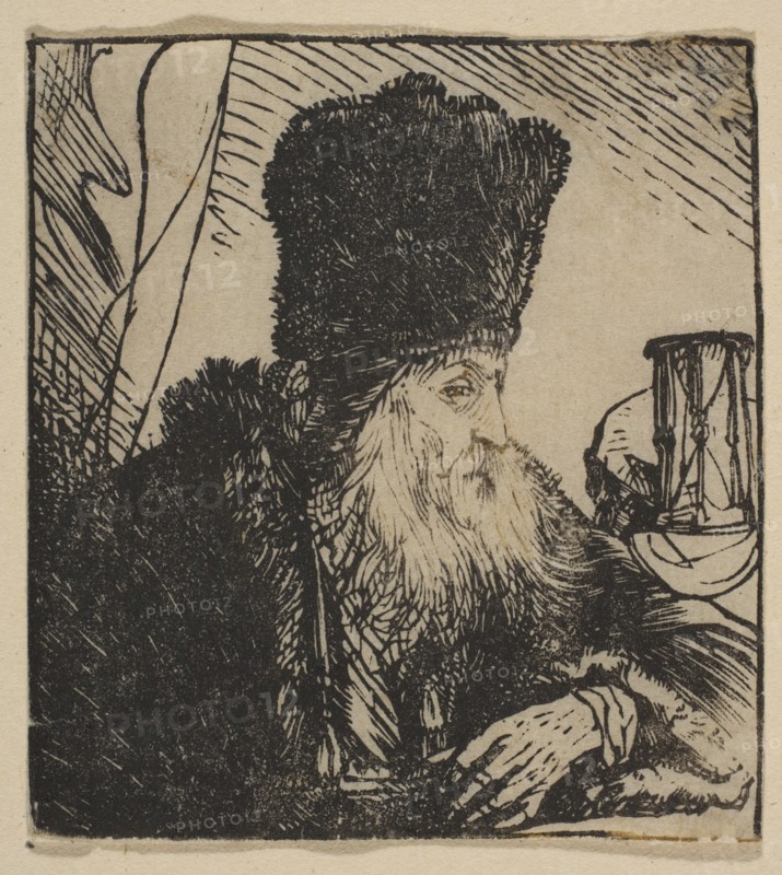 Philosopher with an Hourglass, 1620-74. Creator: Jan Lievens.