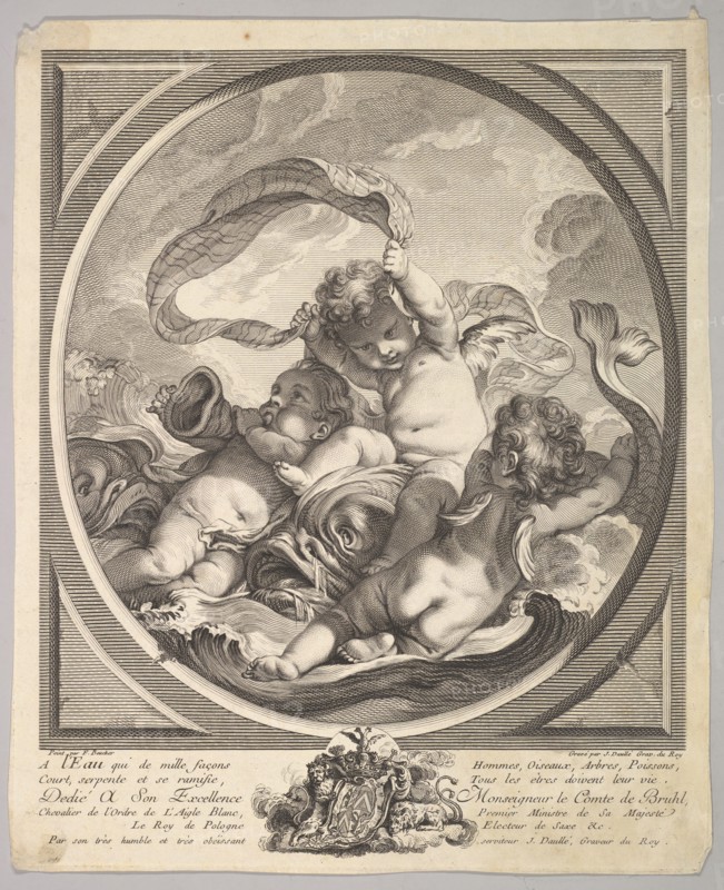 Water, ca. 1748. Creator: Jean Daullé.