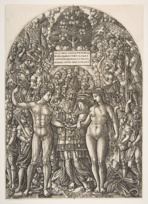 The Marriage of Adam and Eve, from The Apocalypse, ca. 1540-55. Creator: Jean Duvet.