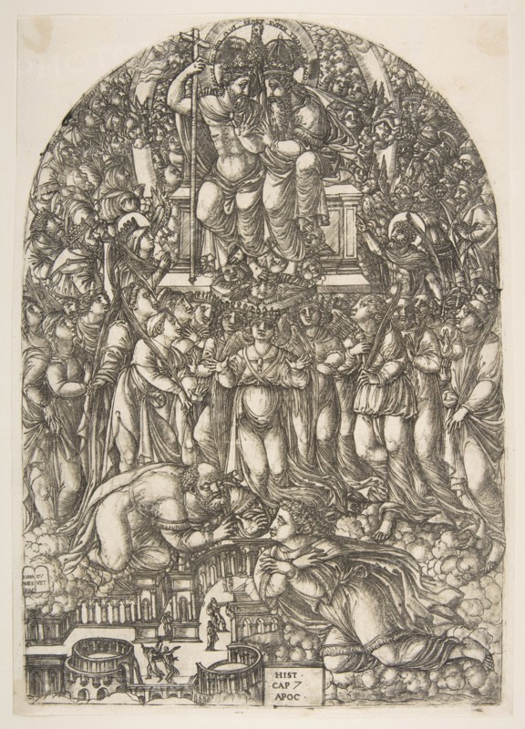 An innumerable Multitude which Stands before the Throne, from the Apocalypse.n.d. Creator: Jean Duvet.