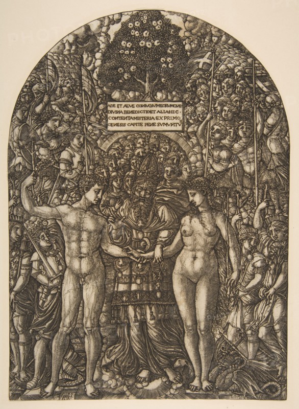 The Marriage of Adam and Eve.n.d. Creator: Jean Duvet.